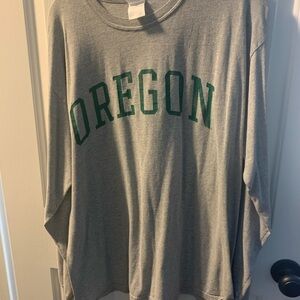 Gray Oregon Long Sleeve Shirt